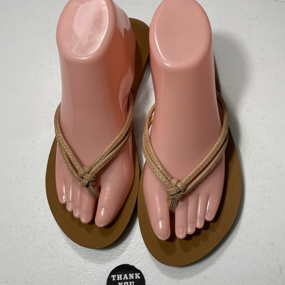 Volcom Tan Rope Sandals Size 8 SB-AG
